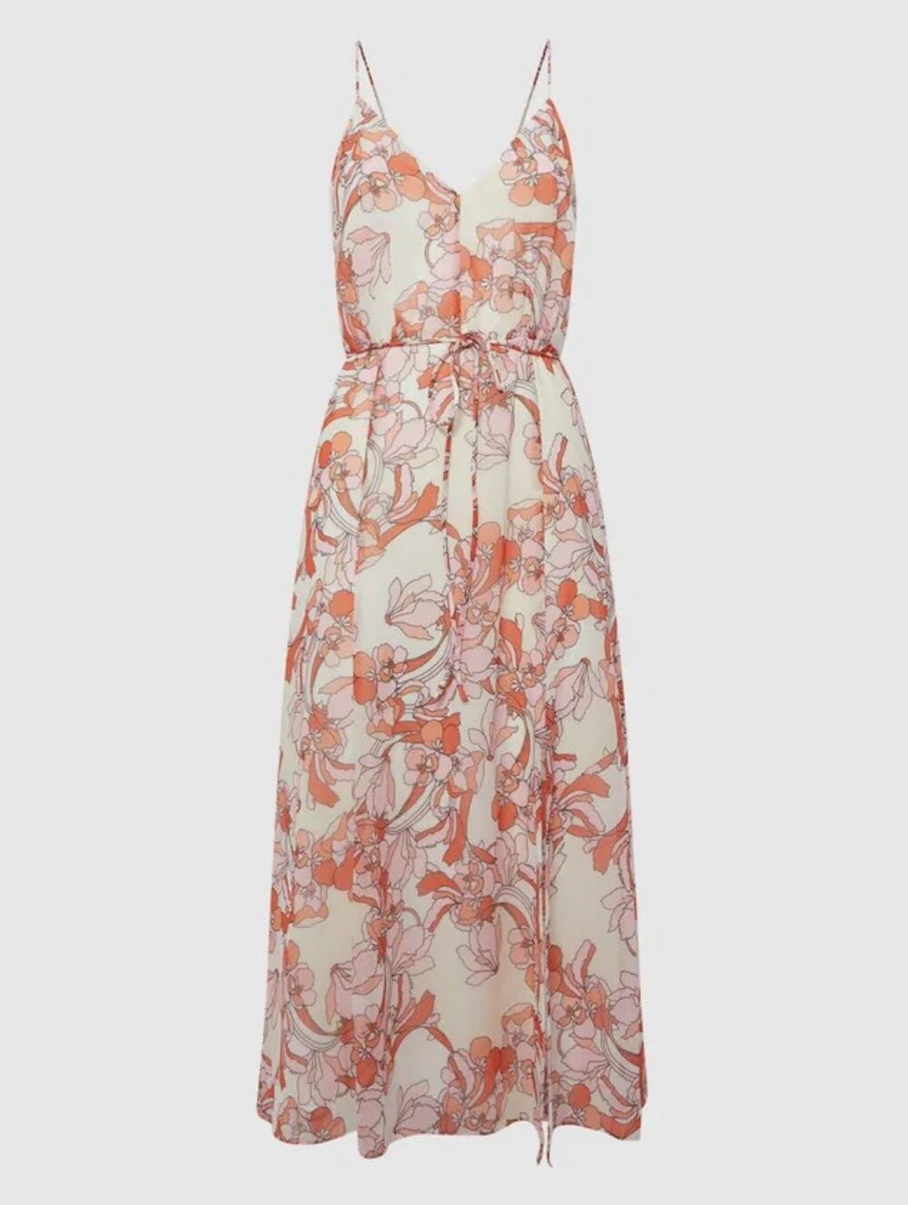 NWT REISS | $265 Pippa Floral Midi Dress - Picture 8 of 8